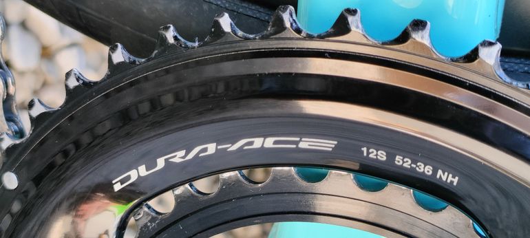 Gebrauchtes Bianchi Specialissima CV Shimano DuraAce Di2 2x12 2024 Road & Gravel, Weiß — Bild 18 von 32