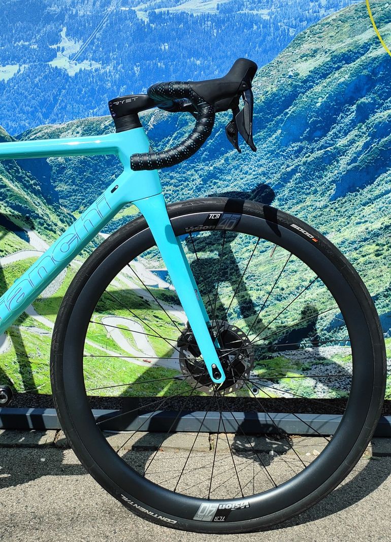 Gebrauchtes Bianchi Specialissima CV Shimano DuraAce Di2 2x12 2024 Road & Gravel, Weiß — Bild 31 von 32