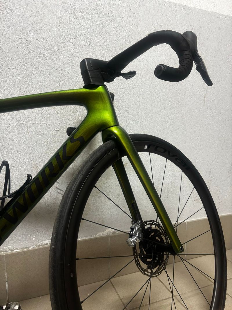Used Specialized S Works Custom SRAM Red eTap AXS 2021 Road & Gravel, Green — image 4 of 6