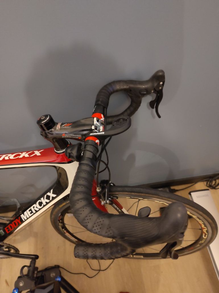 Used Eddy Merckx EMX-1 Campagnolo Veloce 2 X 10 2017 Road & Gravel, White — image 7 of 7