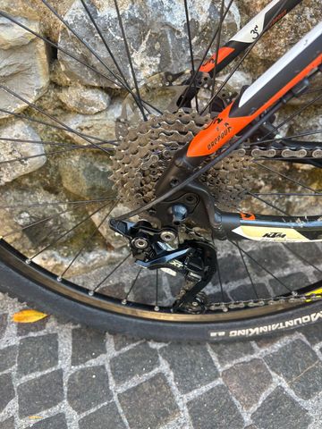 KTM Ultra Shimano Deore LX 2017 Mountainbike usato, Nero — immagine 3 di 8