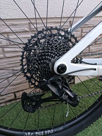 Used ROCKRIDER 12-Speed XC Mountain SRAM NX Eagle 2025 Mountainbike, White — image 3 of 4