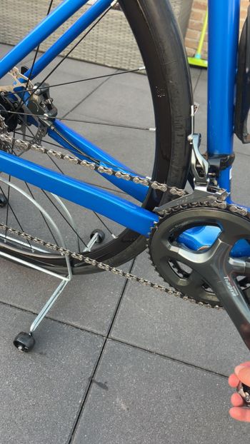 Used Van rysel Tiagra Road Bike NCR CF 2022 2022 Road & Gravel, Blue — image 7 of 11