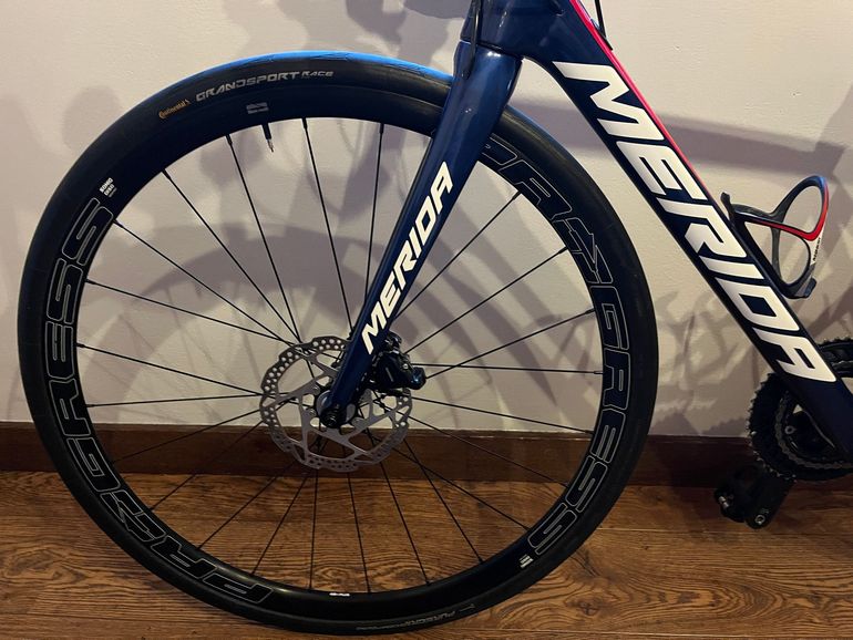 Used Merida SCULTURA DISC 4000 2018 2018 Road & Gravel, Blue — image 6 of 12