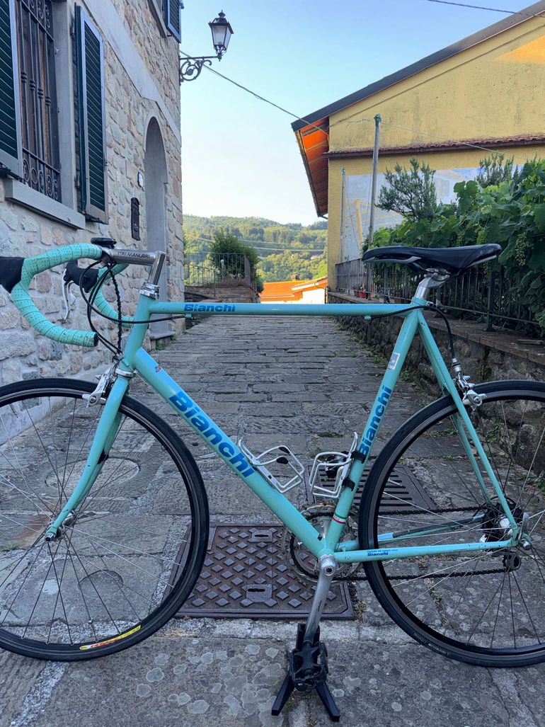 Used Bianchi reparto corse eroica Custom Campagnolo Veloce 1990 Road & Gravel, Green — image 3 of 24