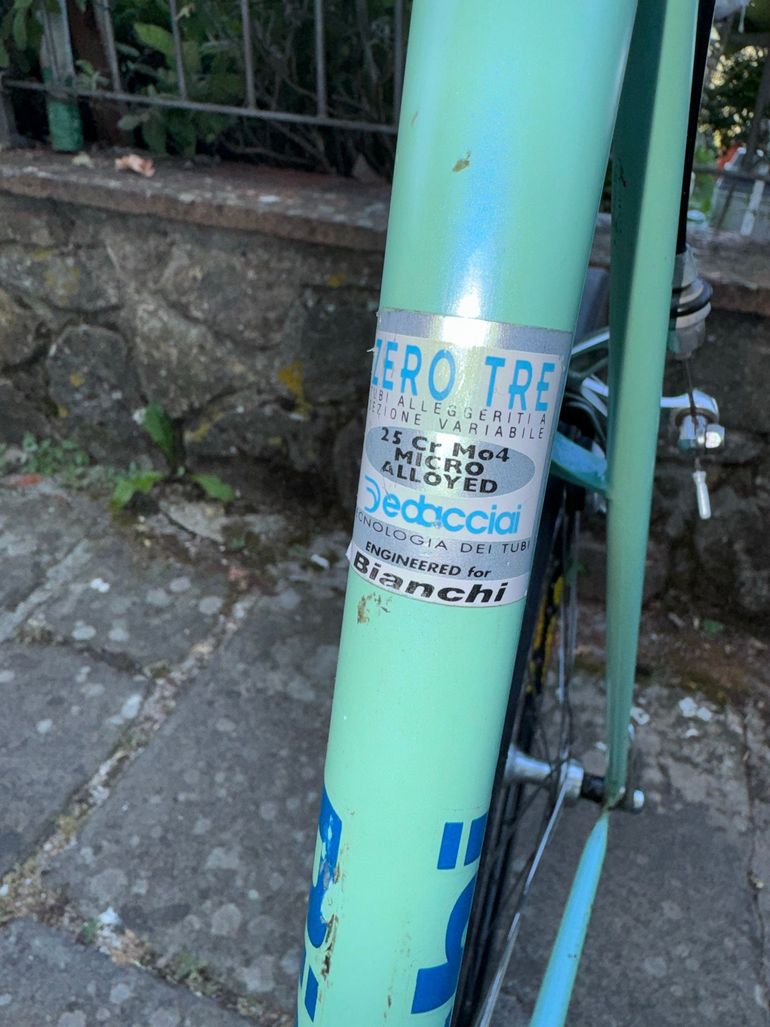 Used Bianchi reparto corse eroica Custom Campagnolo Veloce 1990 Road & Gravel, Green — image 5 of 24