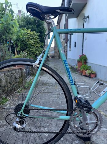 Used Bianchi reparto corse eroica Custom Campagnolo Veloce 1990 Road & Gravel, Green — image 10 of 24