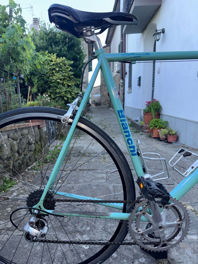 Used Bianchi reparto corse eroica Custom Campagnolo Veloce 1990 Road & Gravel, Green — image 10 of 24