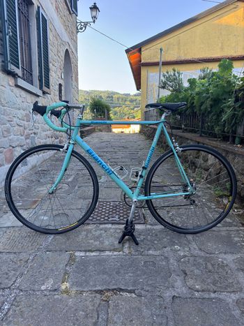 Used Bianchi reparto corse eroica Custom Campagnolo Veloce 1990 Road & Gravel, Green — image 18 of 24