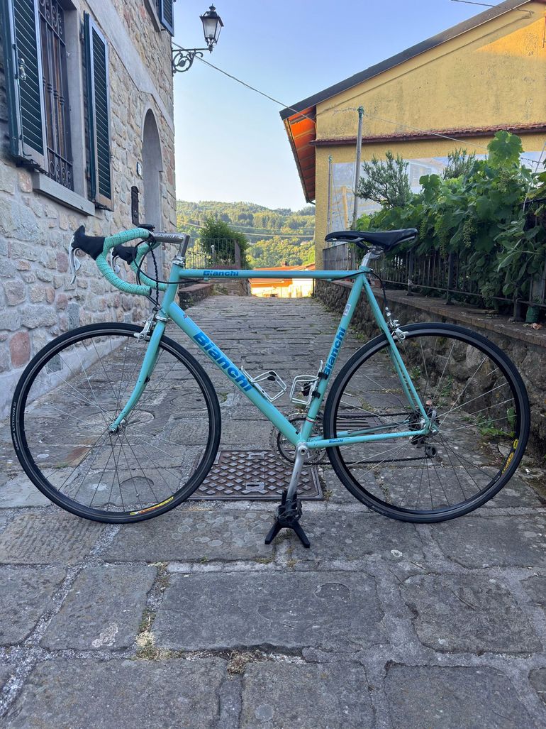 Used Bianchi reparto corse eroica Custom Campagnolo Veloce 1990 Road & Gravel, Green — image 2 of 24