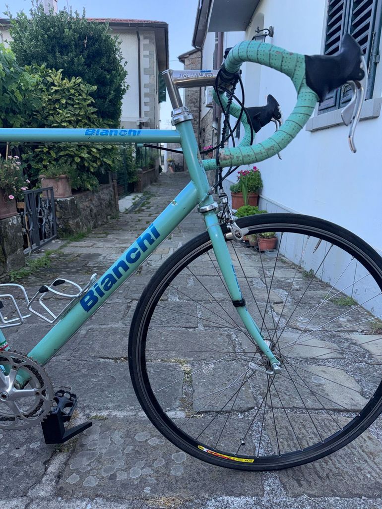 Used Bianchi reparto corse eroica Custom Campagnolo Veloce 1990 Road & Gravel, Green — image 13 of 24