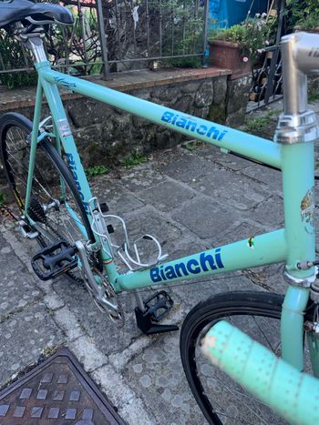 Used Bianchi reparto corse eroica Custom Campagnolo Veloce 1990 Road & Gravel, Green — image 12 of 24