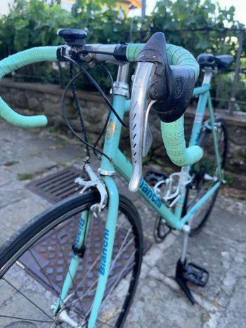 Used Bianchi reparto corse eroica Custom Campagnolo Veloce 1990 Road & Gravel, Green — image 22 of 24