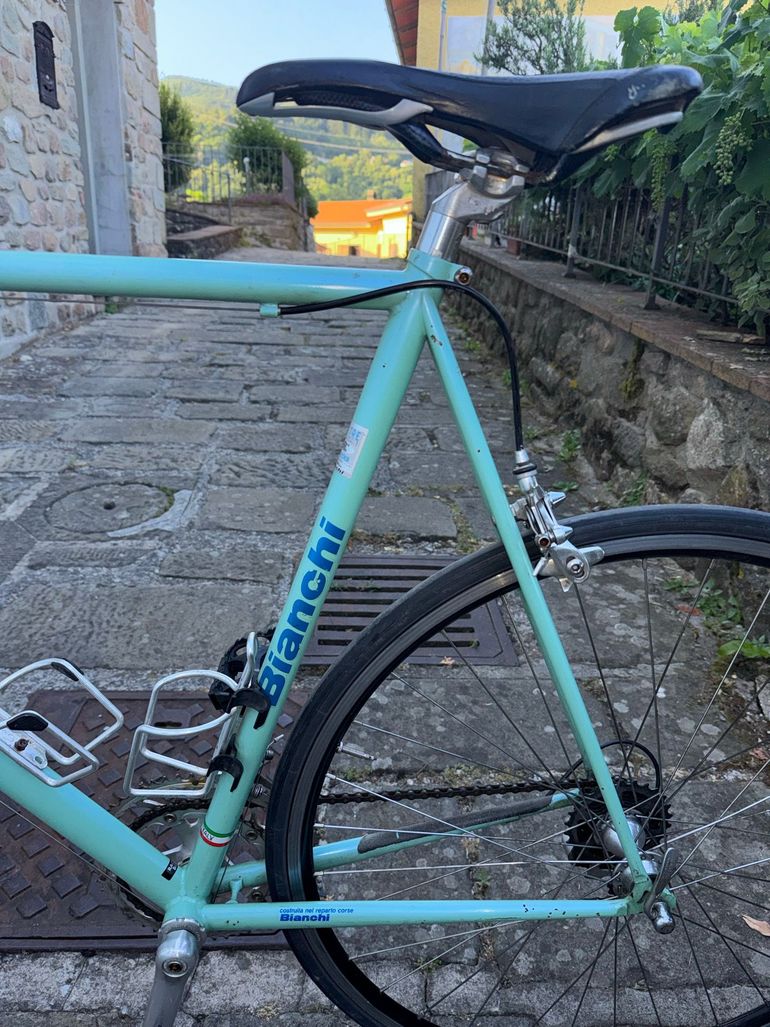 Used Bianchi reparto corse eroica Custom Campagnolo Veloce 1990 Road & Gravel, Green — image 23 of 24