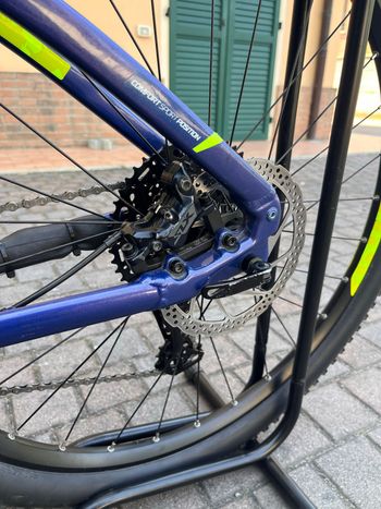 Gebrauchtes ROCKRIDER 540 Mountain Bike Microshift AdventX 2022 Mountainbike, Blau, 27, 5 (650B) — Bild 11 von 15