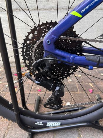 Gebrauchtes ROCKRIDER 540 Mountain Bike Microshift AdventX 2022 Mountainbike, Blau, 27, 5 (650B) — Bild 3 von 15