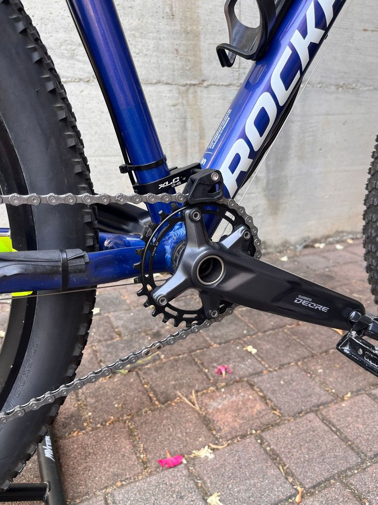 Gebrauchtes ROCKRIDER 540 Mountain Bike Microshift AdventX 2022 Mountainbike, Blau, 27, 5 (650B) — Bild 4 von 15