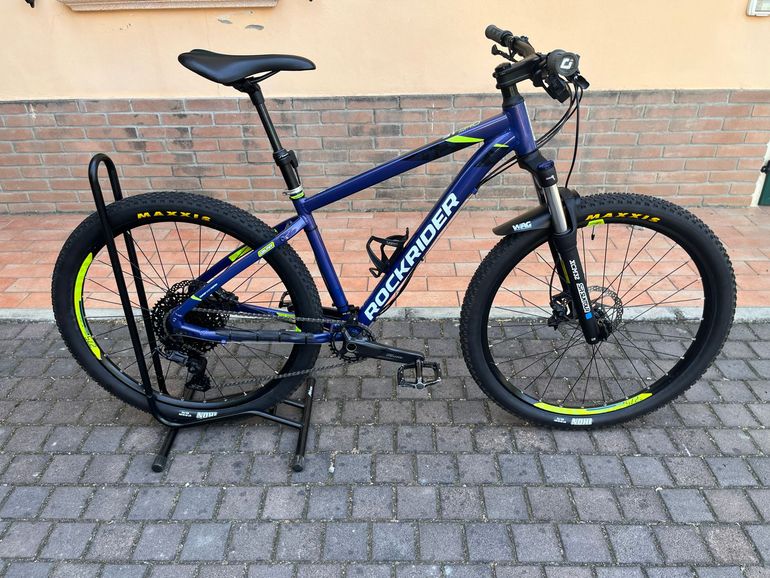 Gebrauchtes ROCKRIDER 540 Mountain Bike Microshift AdventX 2022 Mountainbike, Blau, 27, 5 (650B) — Bild 1 von 15