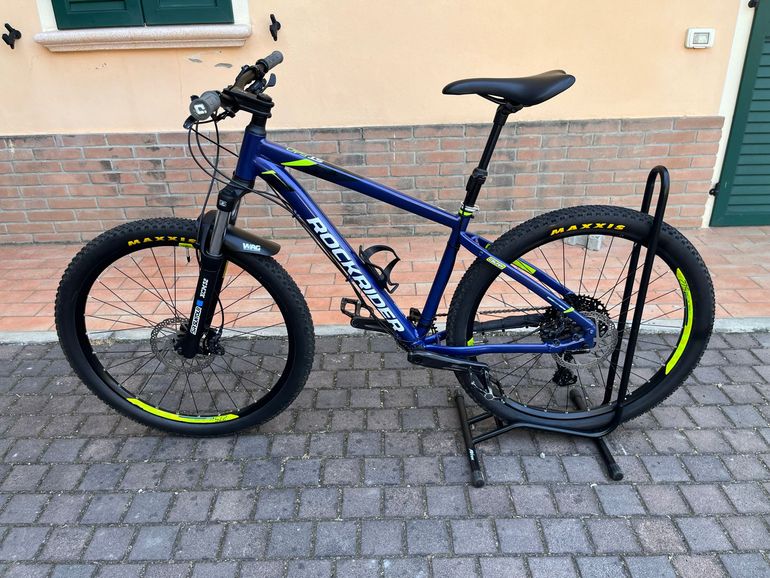 Gebrauchtes ROCKRIDER 540 Mountain Bike Microshift AdventX 2022 Mountainbike, Blau, 27, 5 (650B) — Bild 2 von 15