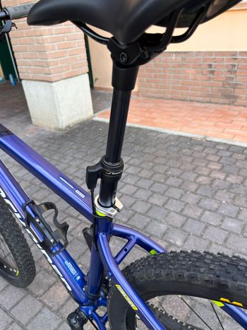 Gebrauchtes ROCKRIDER 540 Mountain Bike Microshift AdventX 2022 Mountainbike, Blau, 27, 5 (650B) — Bild 14 von 15