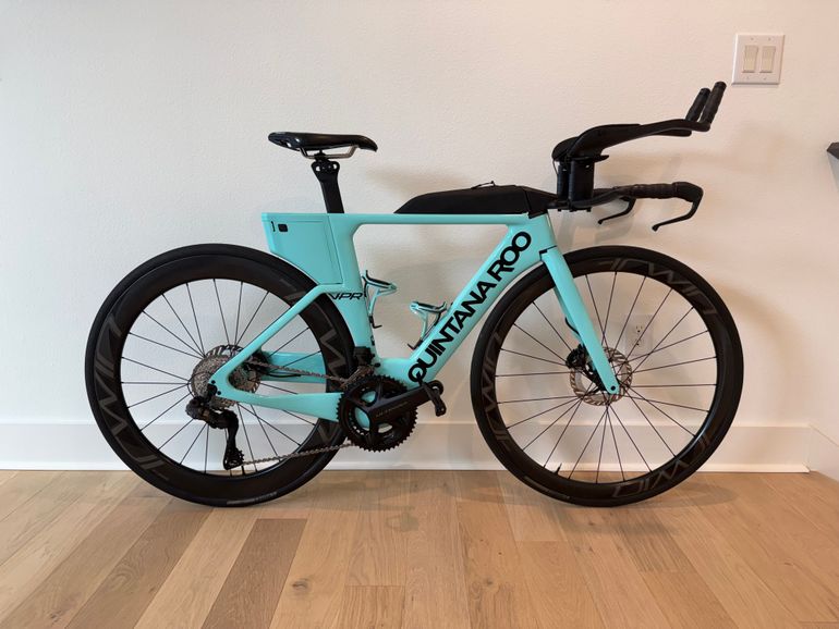 Used Quintana Roo V-PR - Ultegra Di2 12 Spd 2024 2024 Road & Gravel, Blue — image 1 of 10