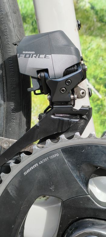 Used Specialized S-Works Roubaix SL7 Sram Force AXS 2x12 2023 Road & Gravel, Light Gray — image 13 of 28