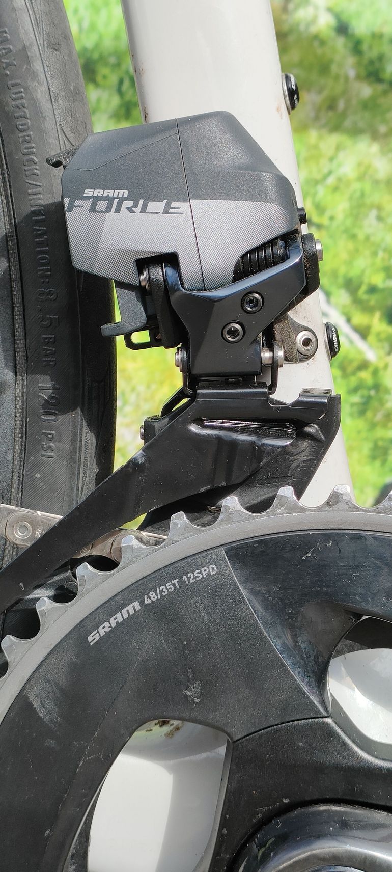 Used Specialized S-Works Roubaix SL7 Sram Force AXS 2x12 2023 Road & Gravel, Light Gray — image 13 of 28