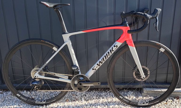 Used Specialized S-Works Roubaix SL7 Sram Force AXS 2x12 2023 Road & Gravel, Light Gray — image 28 of 28