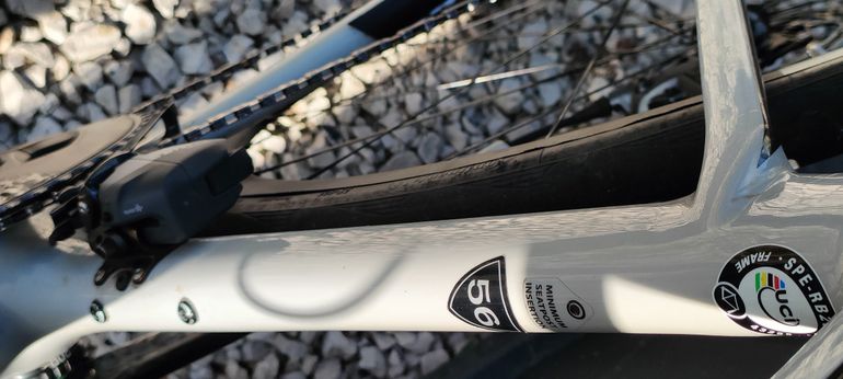 Used Specialized S-Works Roubaix SL7 Sram Force AXS 2x12 2023 Road & Gravel, Light Gray — image 20 of 28