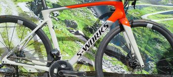Used Specialized S-Works Roubaix SL7 Sram Force AXS 2x12 2023 Road & Gravel, Light Gray — image 2 of 28