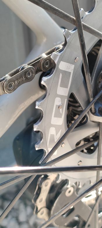 Used Specialized S-Works Roubaix SL7 Sram Force AXS 2x12 2023 Road & Gravel, Light Gray — image 15 of 28