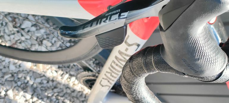 Used Specialized S-Works Roubaix SL7 Sram Force AXS 2x12 2023 Road & Gravel, Light Gray — image 21 of 28