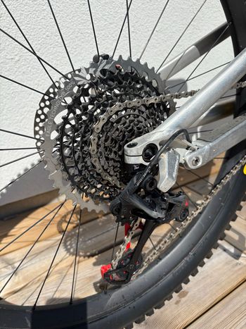 Used Liteville 601 Mk4 Enduro SRAM X01 Eagle 2019 Mountainbike, Light Gray — image 7 of 7