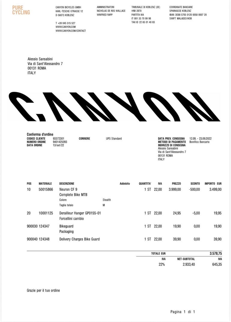 Used Canyon Neuron CF 9 2022 2022 Mountainbike, Black, 27.5, 29 — image 16 of 22