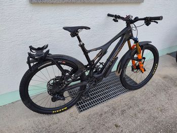 Brugt Specialized S-Works -Custom BikeTurbo Levo SL Rahmen XL, Carbon / Bronze Foil / Gloss Carbon 2022 Mountainbike — billede 4 af 10