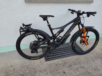 Brugt Specialized S-Works -Custom BikeTurbo Levo SL Rahmen XL, Carbon / Bronze Foil / Gloss Carbon 2022 Mountainbike — billede 8 af 10