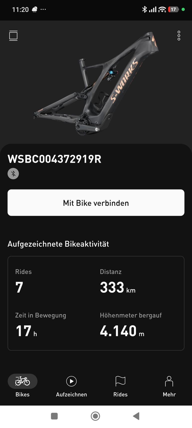 Brugt Specialized S-Works -Custom BikeTurbo Levo SL Rahmen XL, Carbon / Bronze Foil / Gloss Carbon 2022 Mountainbike — billede 10 af 10