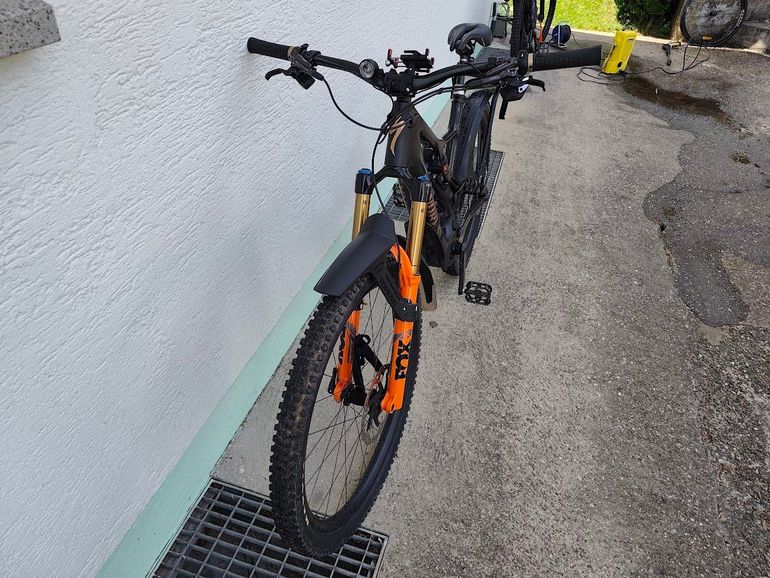 Brugt Specialized S-Works -Custom BikeTurbo Levo SL Rahmen XL, Carbon / Bronze Foil / Gloss Carbon 2022 Mountainbike — billede 3 af 10