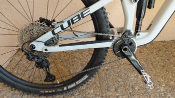 Used CUBE STEREO ONE55 C:62, RACE 29 2025 2025 Mountainbike, White — image 3 of 9