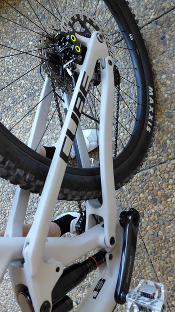 Used CUBE STEREO ONE55 C:62, RACE 29 2025 2025 Mountainbike, White — image 5 of 9