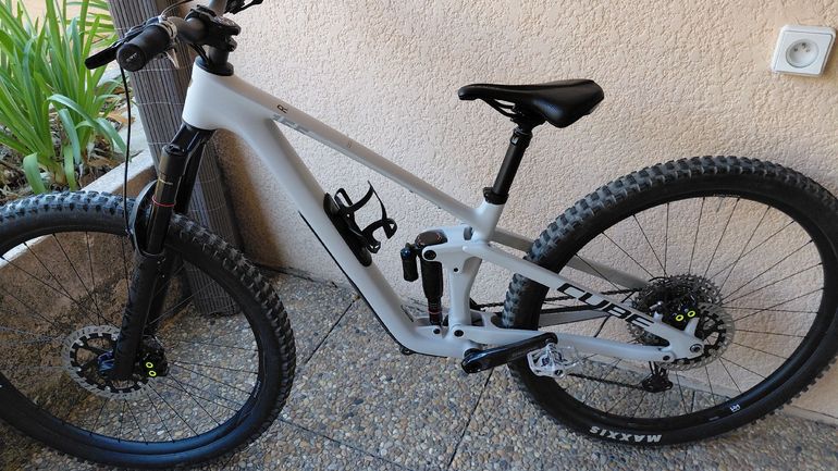 Used CUBE STEREO ONE55 C:62, RACE 29 2025 2025 Mountainbike, White — image 2 of 9