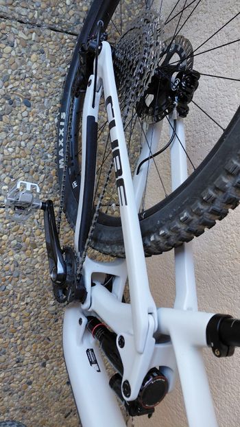 Used CUBE STEREO ONE55 C:62, RACE 29 2025 2025 Mountainbike, White — image 4 of 9