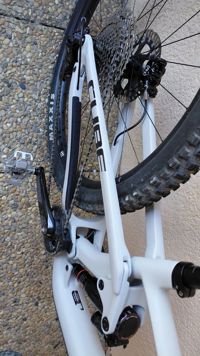 Used CUBE STEREO ONE55 C:62, RACE 29 2025 2025 Mountainbike, White — image 4 of 9