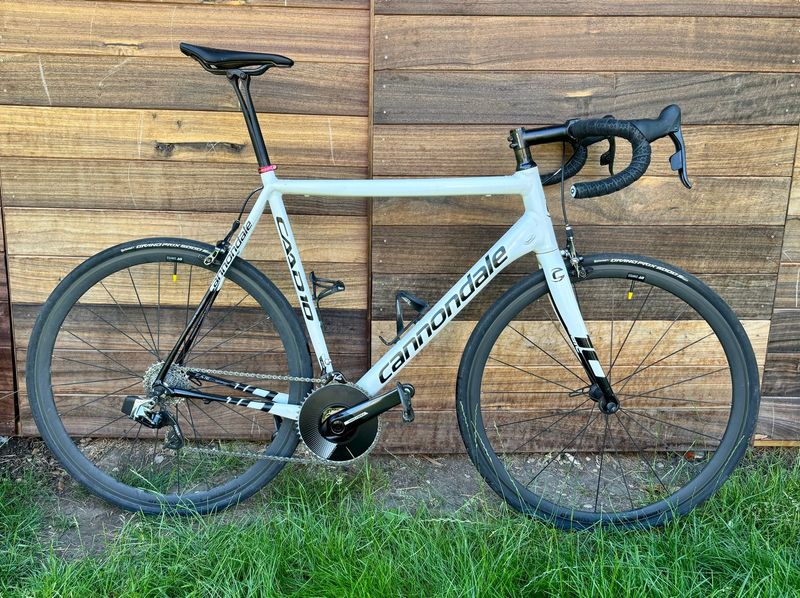 Used Cannondale Custom SRAM Red eTap AXS 2011 Road & Gravel, White — image 1 of 9