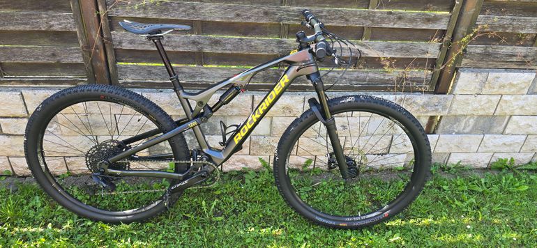Gebrauchtes ROCKRIDER 29" Full Suspension Carbon Mountain Bike XC 500 S 2021 2021 Mountainbike, Hellgrau — Bild 1 von 3