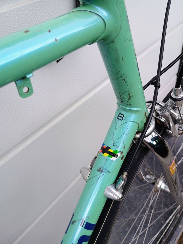 Used Bianchi Custom Shimano Dura Ace 1995 Road & Gravel, Green — image 3 of 12
