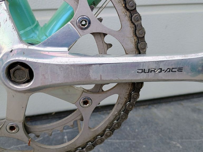 Used Bianchi Custom Shimano Dura Ace 1995 Road & Gravel, Green — image 8 of 12