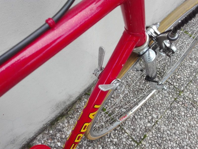 Used Daccordi Custom Campagnolo Record 1995 Road & Gravel, Red — image 15 of 15