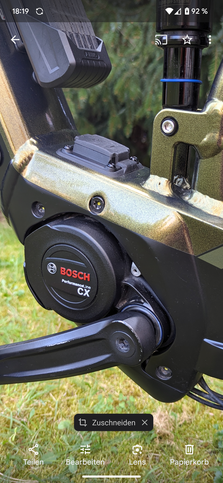 Gebrauchtes Bergamont E-Horizon FS Elite 2022 2022 Urban, Grün — Bild 5 von 12