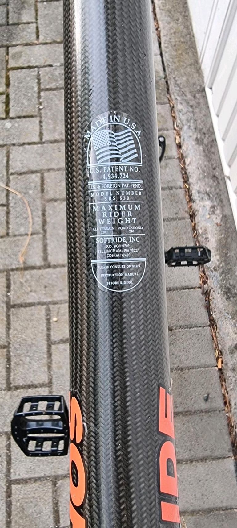 Použité Softride USA Powerwing 650 2000 Road & Gravel — obrázek 19 z 19